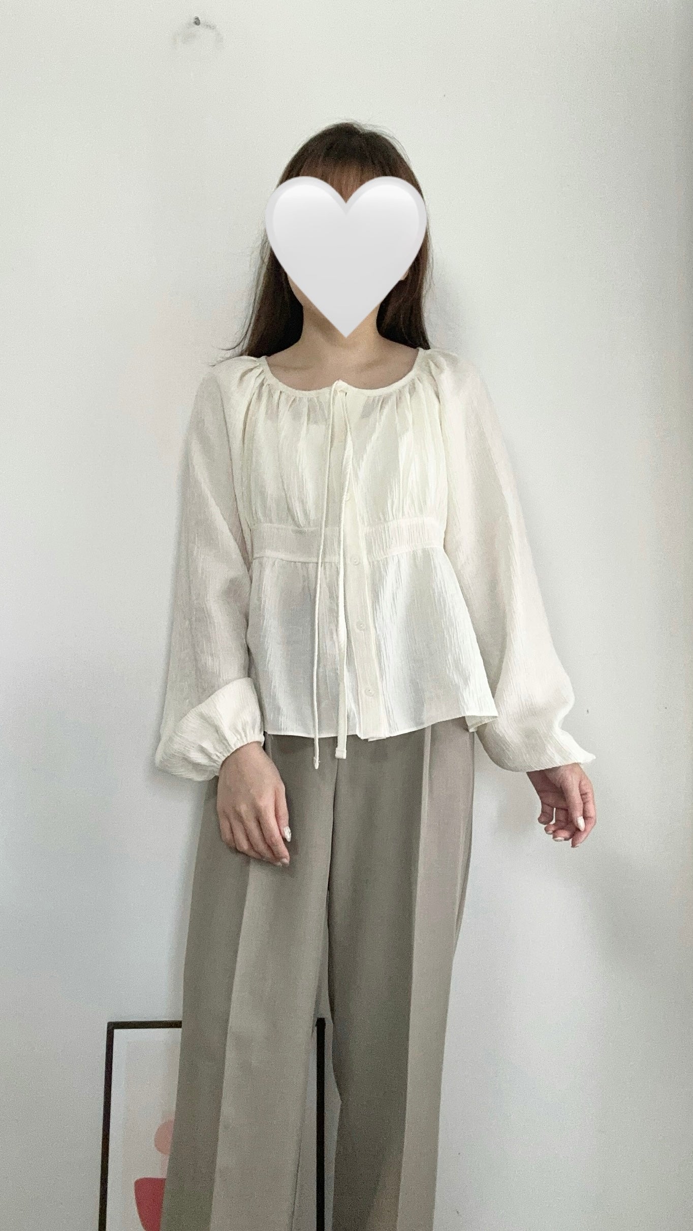 高級絲光綁帶上衣