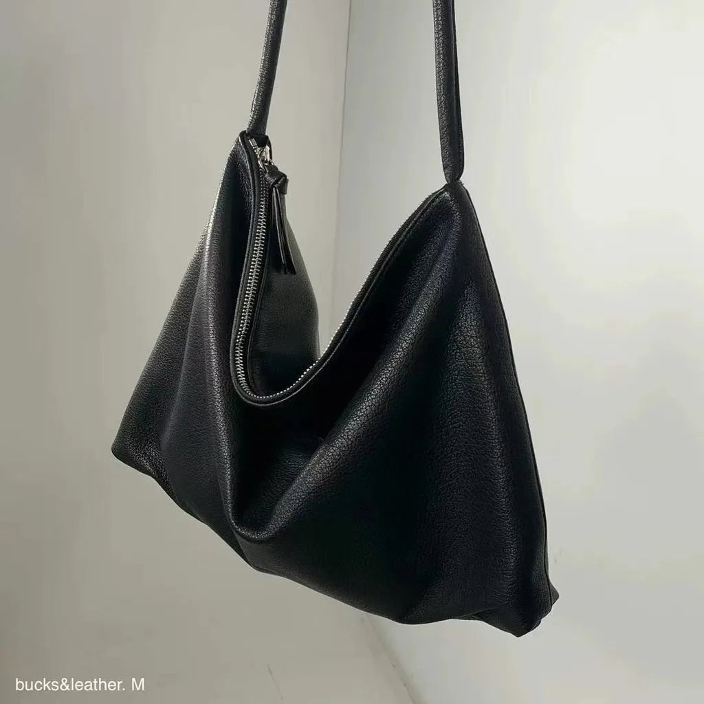 Bucks&Leather #166 慵懶垂墜Shoulder Bag (M)