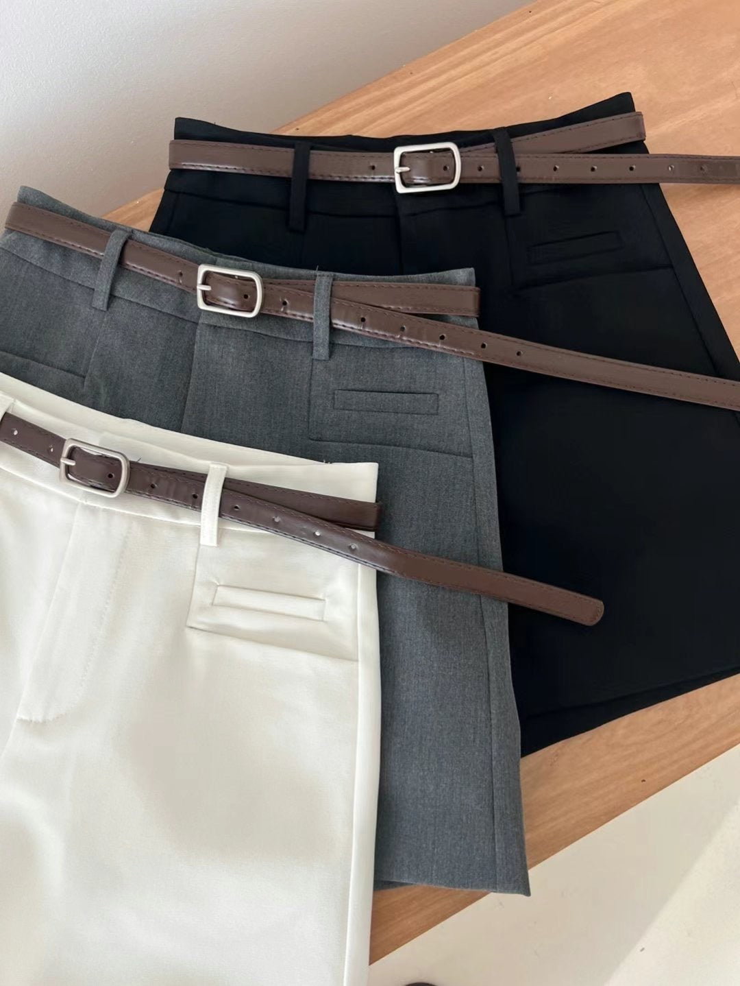 <神褲>連Belt A Line小西褲