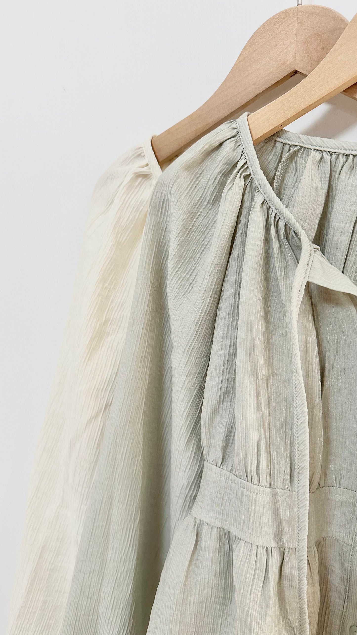 高級絲光綁帶上衣