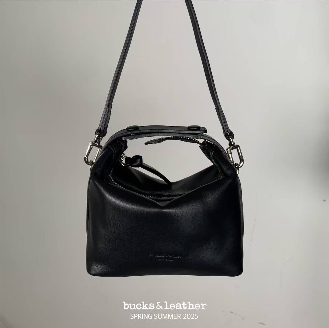 Bucks&Leather 雙扣便當袋