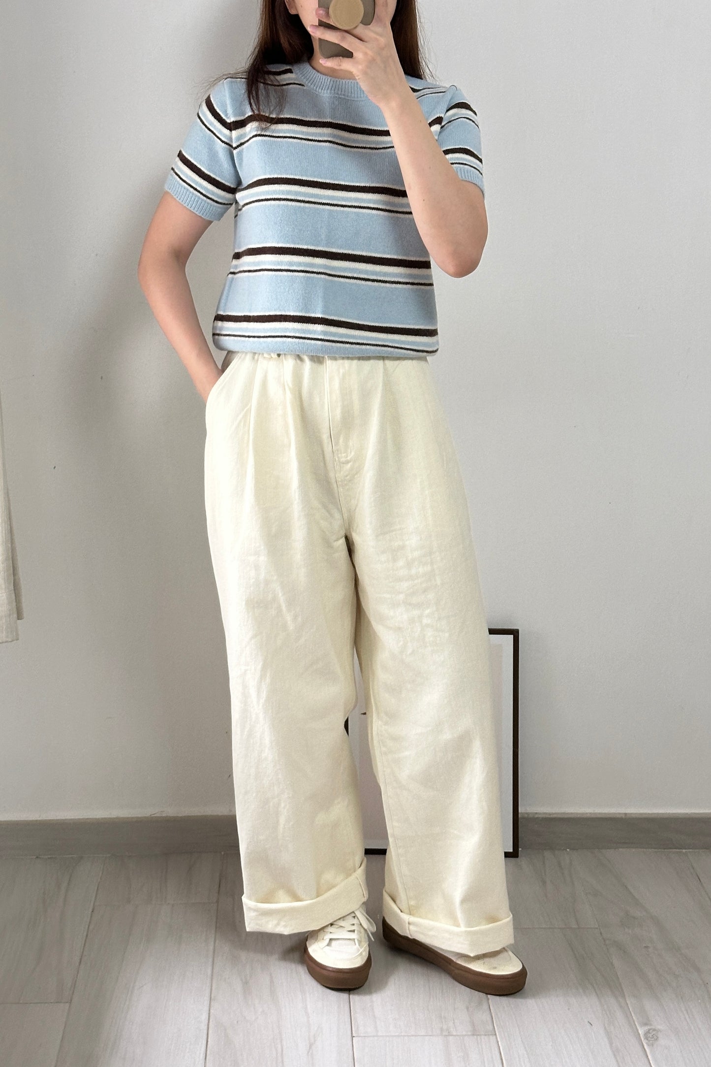 <滿滿細節>超軟闊身牛仔褲