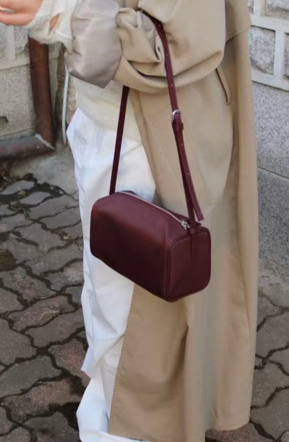 牛皮x尼龍枕頭包