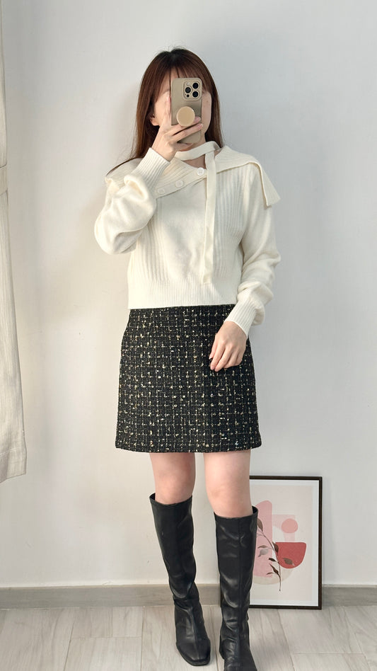 Bling Bling Tweed Skirt