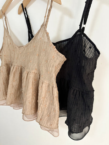 雙層飄逸外搭背心