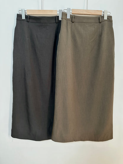 簡約西裝直筒裙