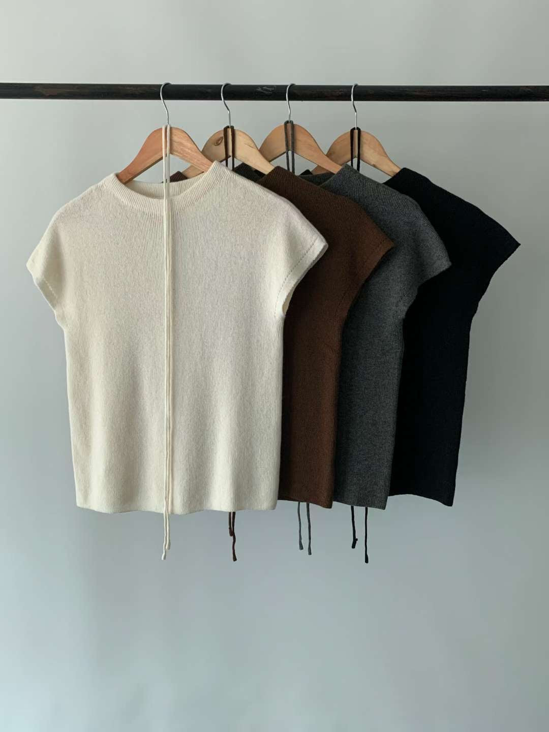 <Premium Wool> 無肩線羊毛上衣