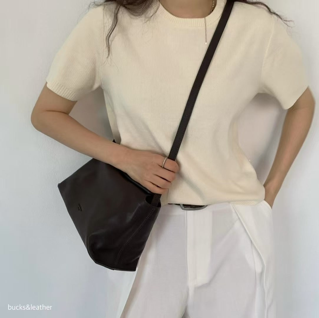 Bucks&Leather 磁石扣枕頭袋 (M)