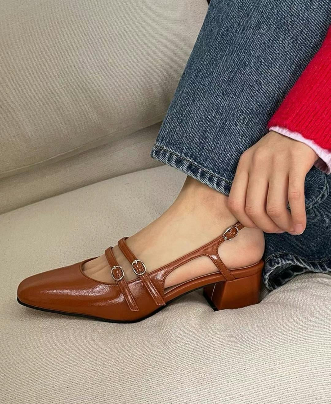 復古高踭Mary Jane