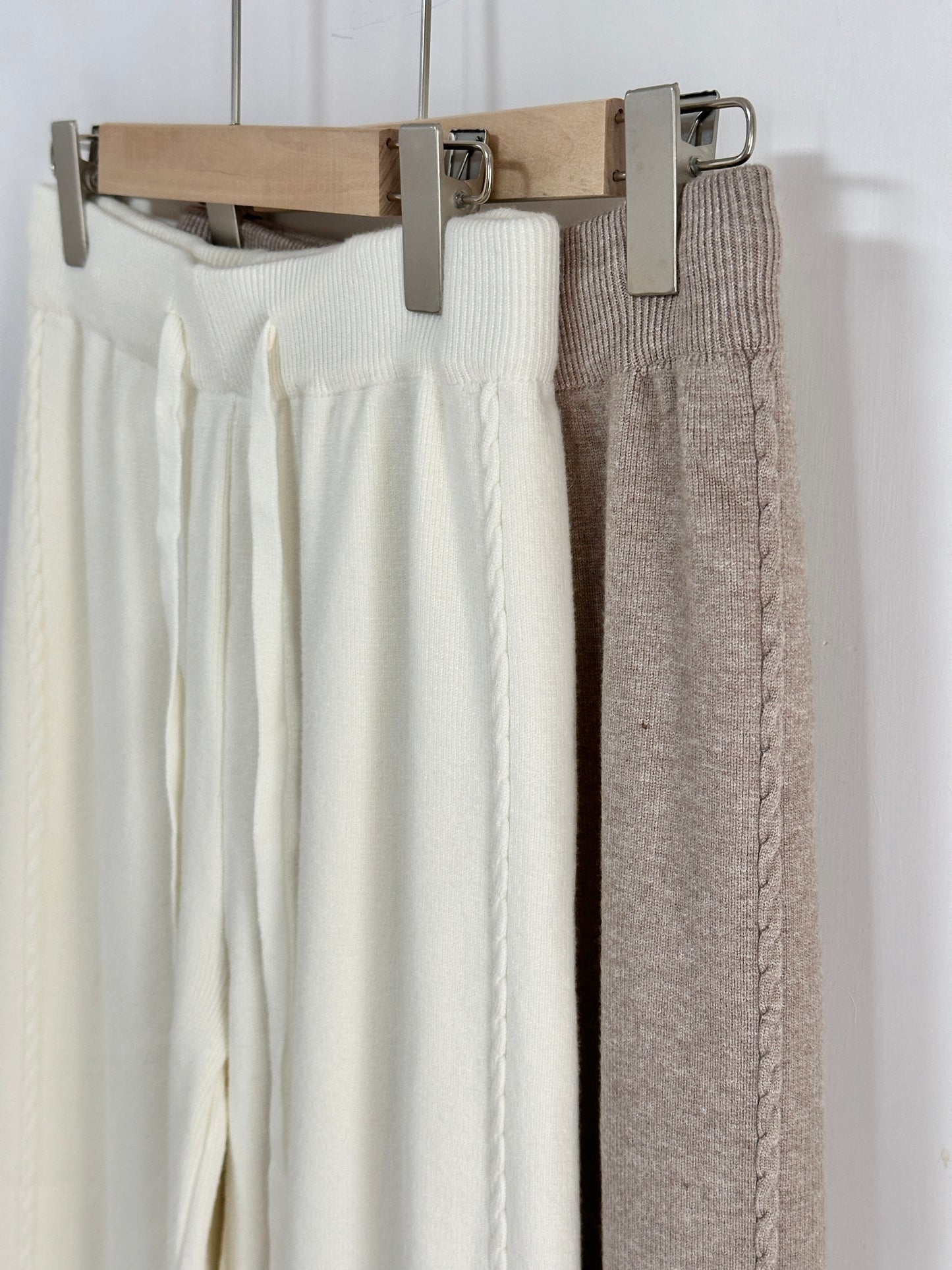 <睡褲級舒適>麻花針織褲