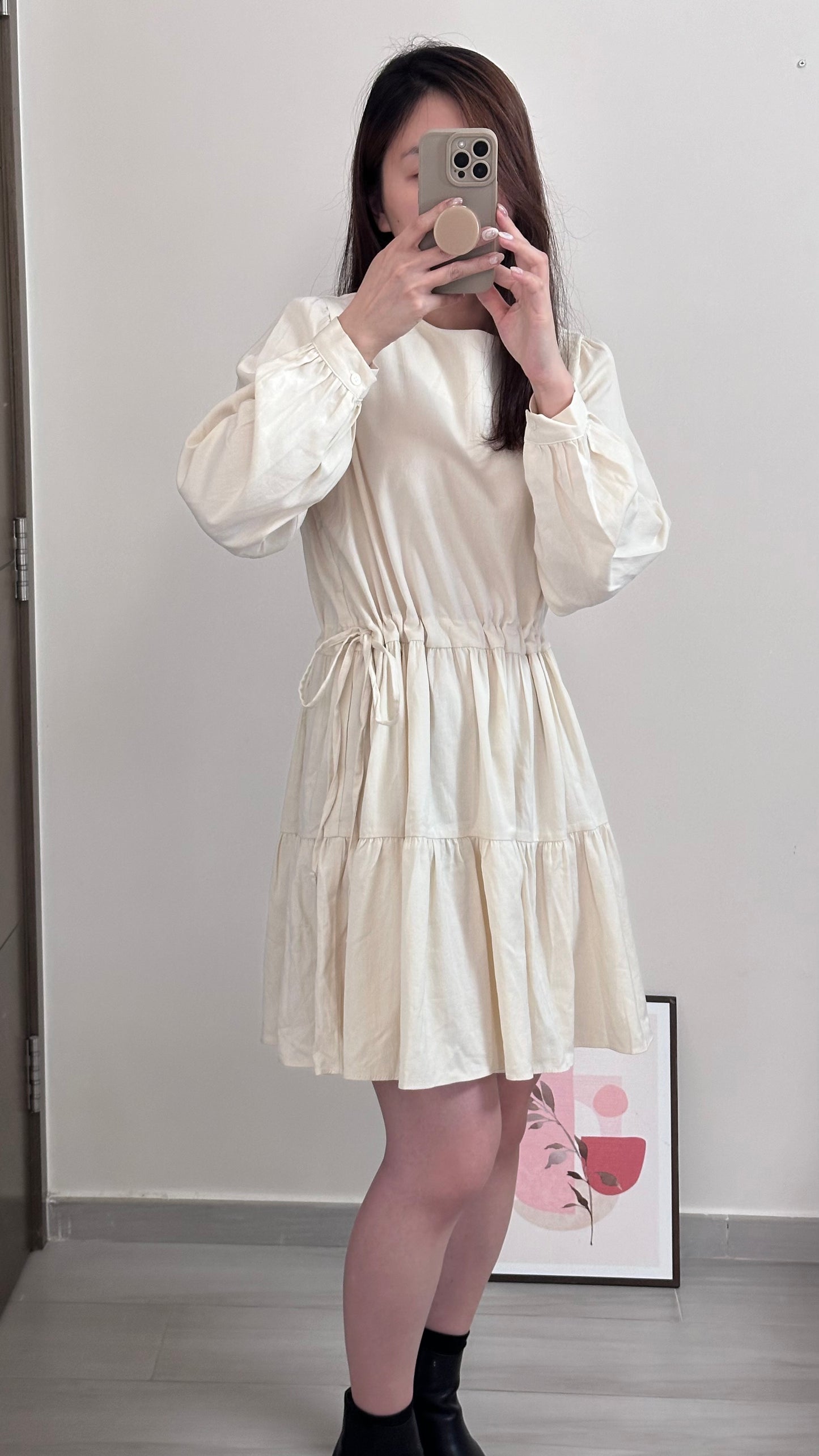 束腰娃娃連身裙