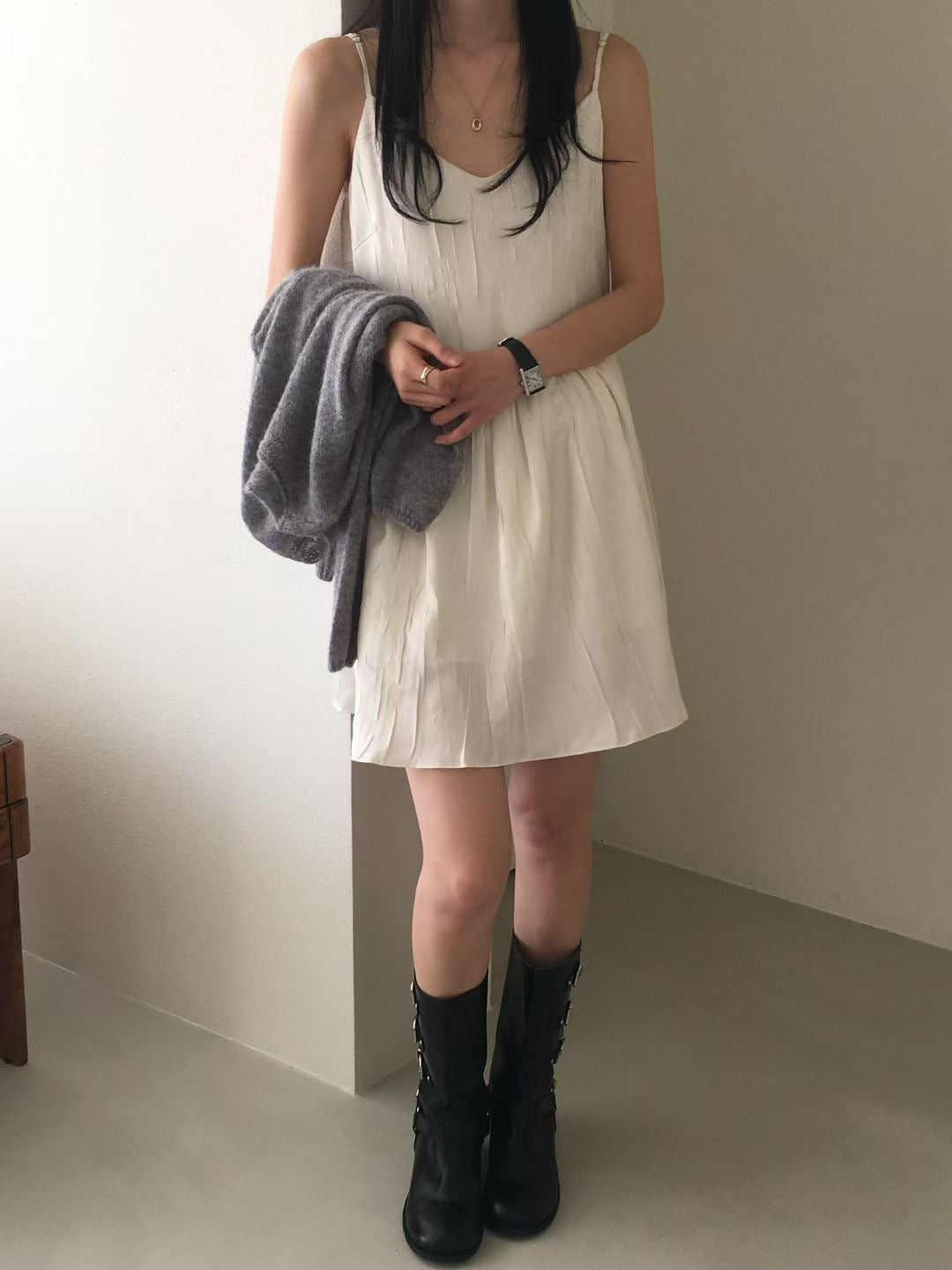 紋理百搭吊帶OPS