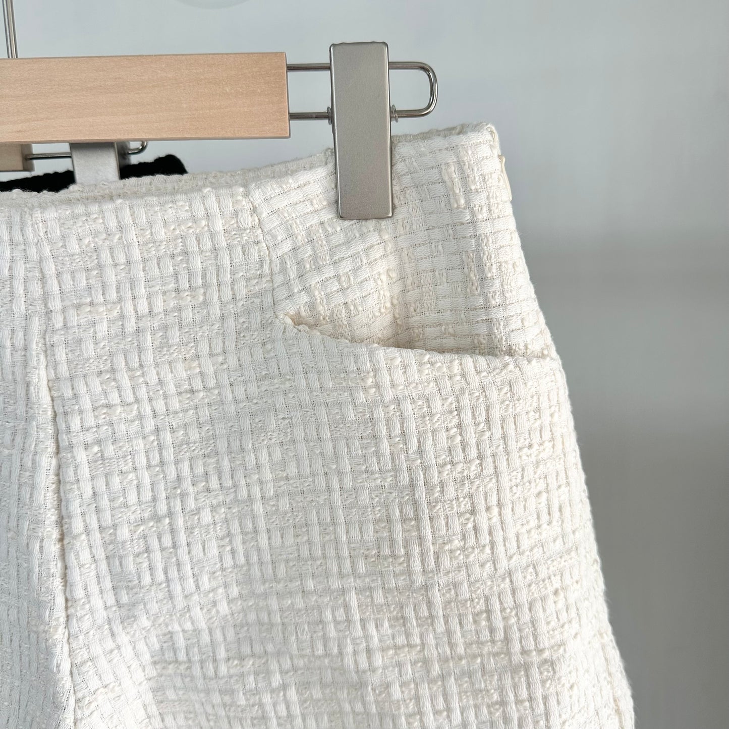 交織暗格紋短褲