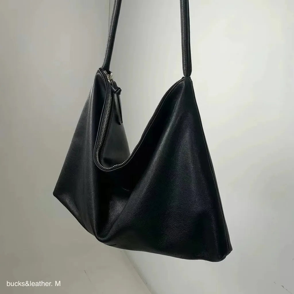 Bucks&Leather #166 慵懶垂墜Shoulder Bag (M)