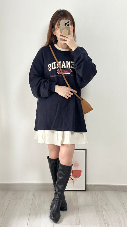 Oversized美式長衛衣