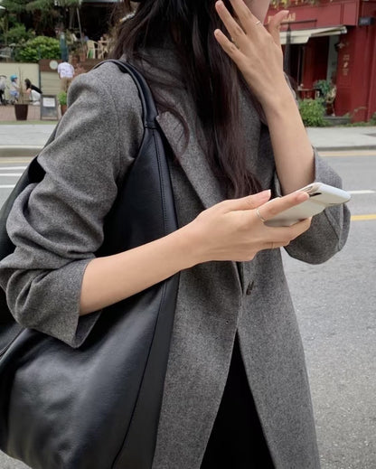 Bucks&Leather #170 Carry All Totebag (L）