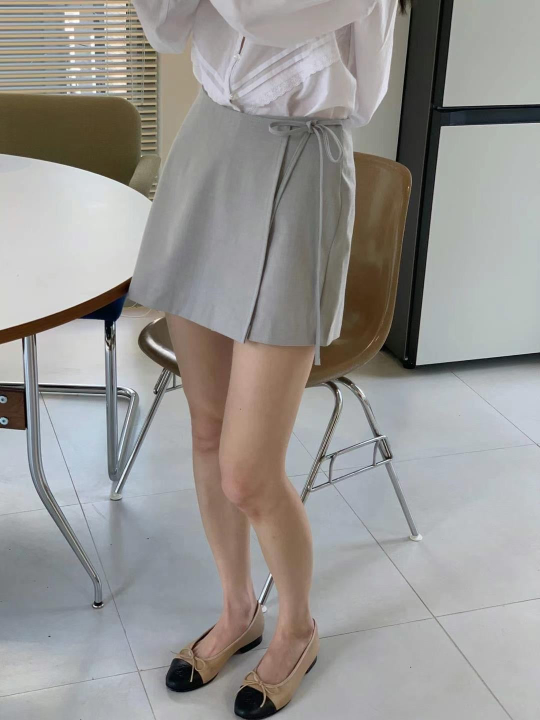 蝴蝶結裙褲