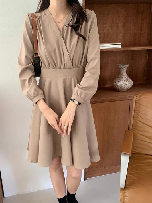 輕熟風連身傘裙