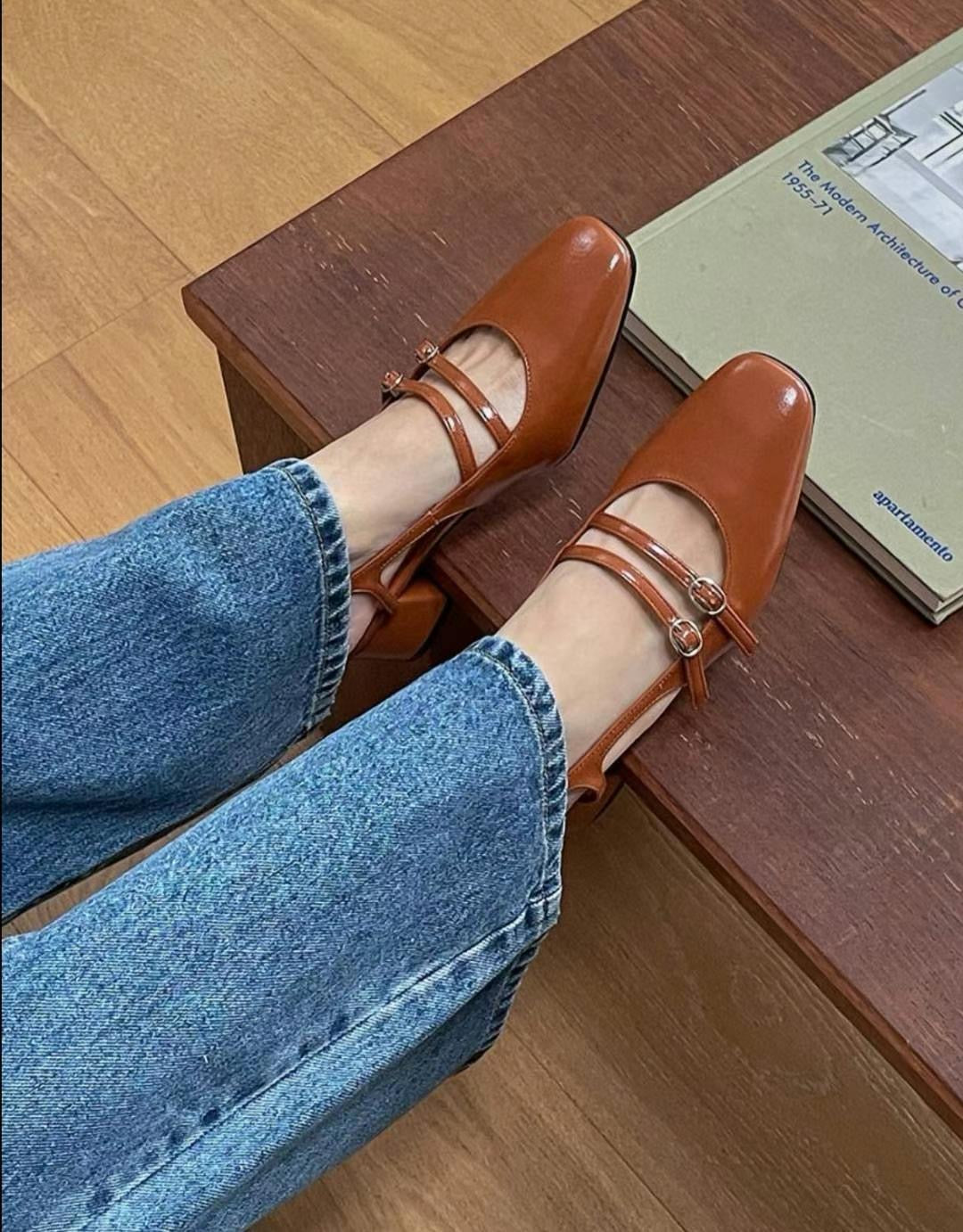 復古高踭Mary Jane