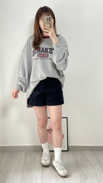 Oversized美式長衛衣