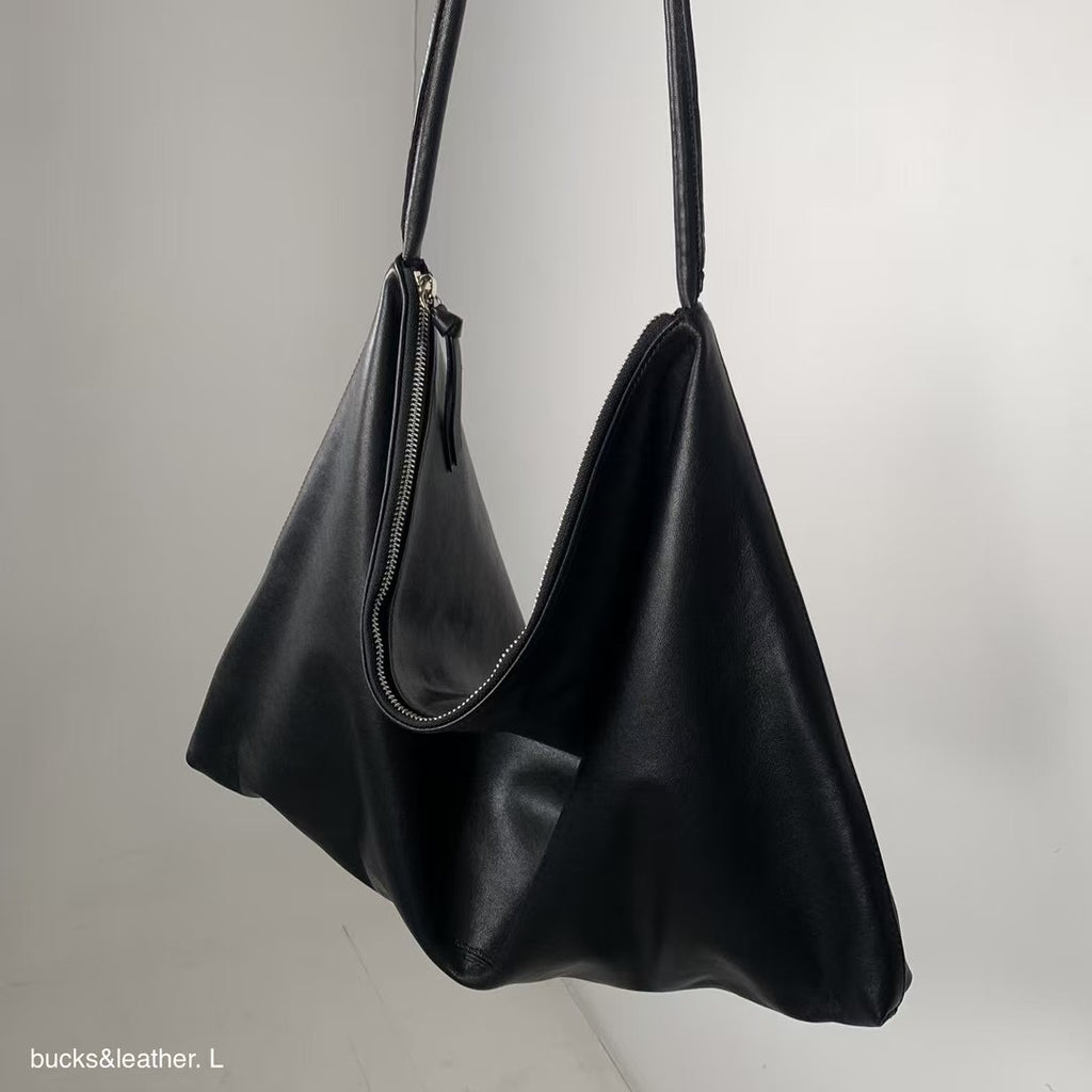 Bucks&Leather #167 慵懶垂墜Shoulder Bag (L)