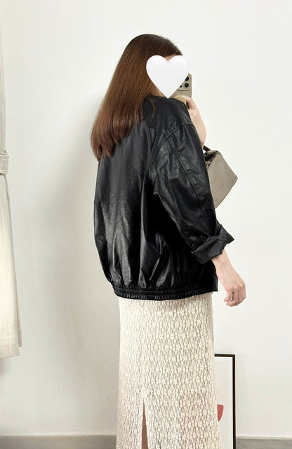 <推介!> Oversized仿皮外套