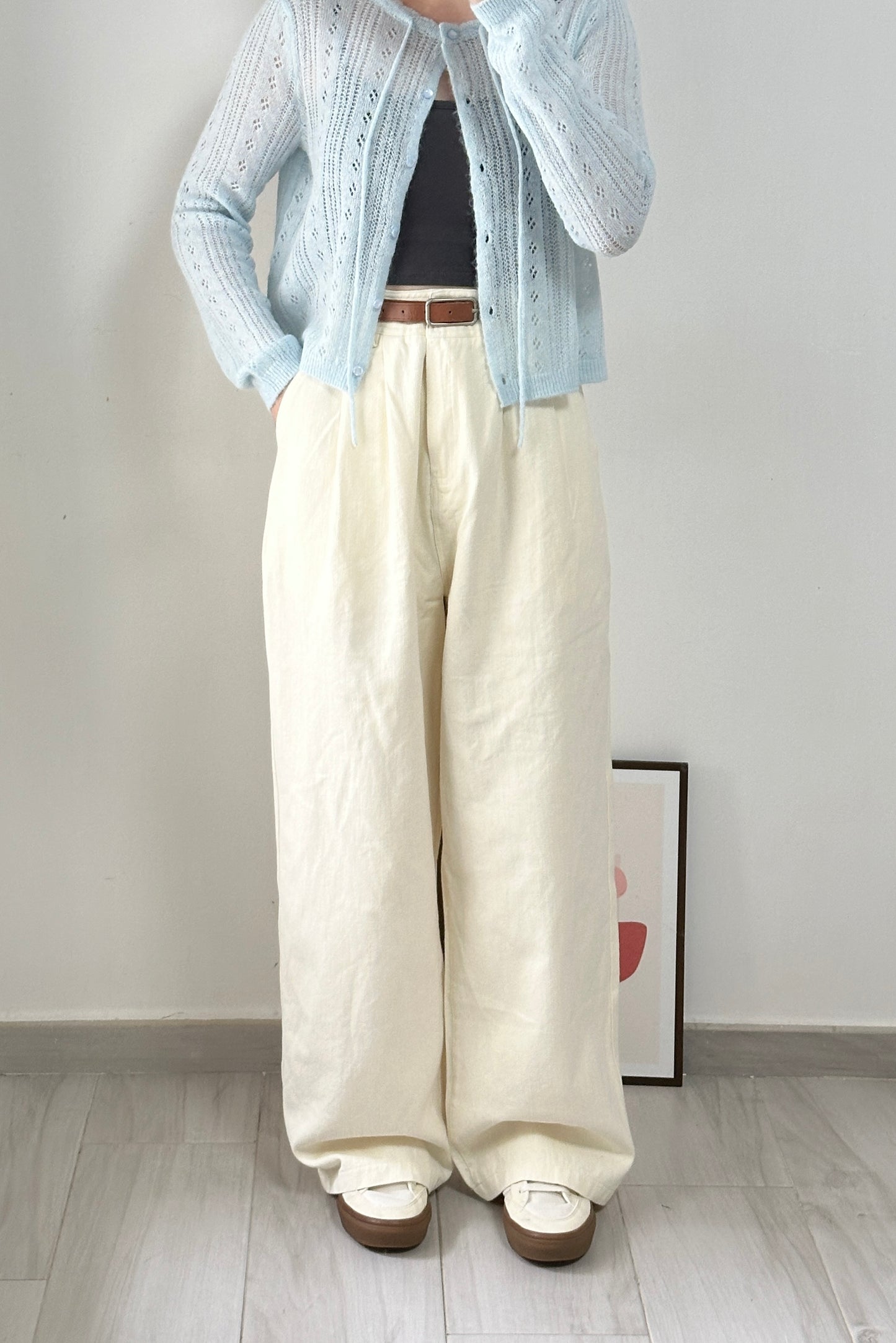 <滿滿細節>超軟闊身牛仔褲