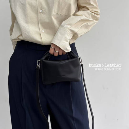 Bucks&Leather 雙扣便當袋