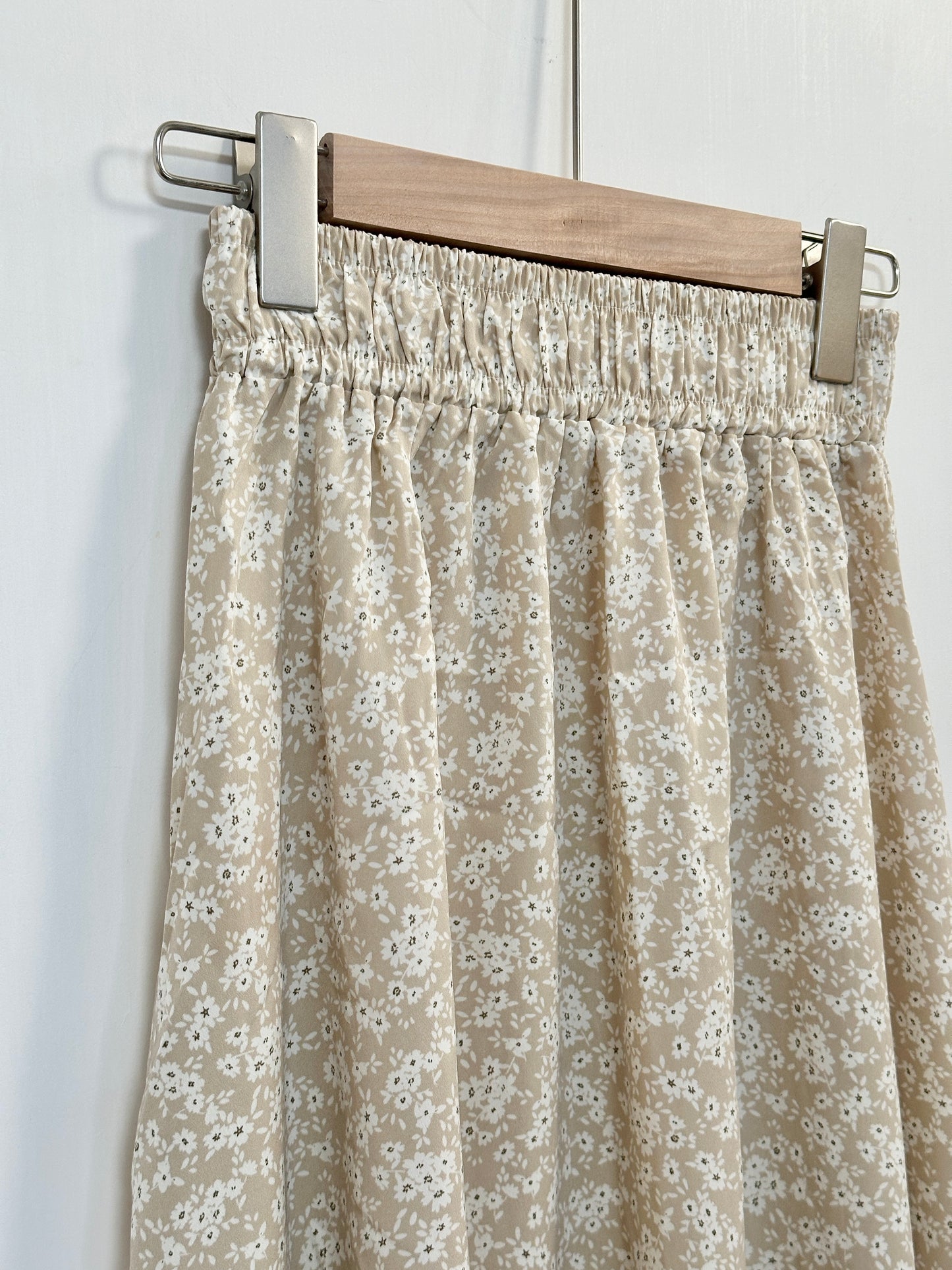 垂感清爽碎花裙