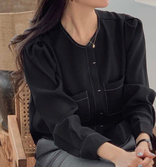 輕熟風明線恤衫