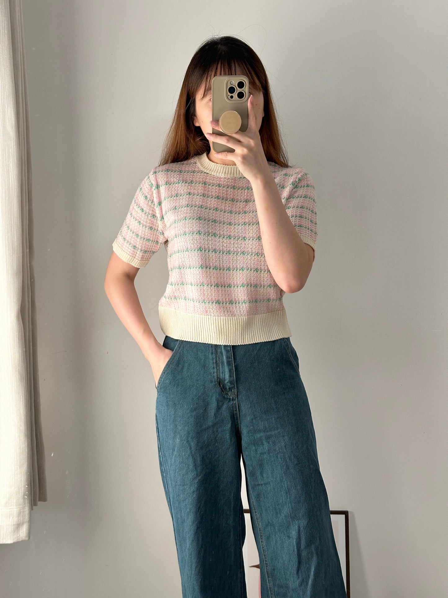 擺脫沉悶配色針織衫