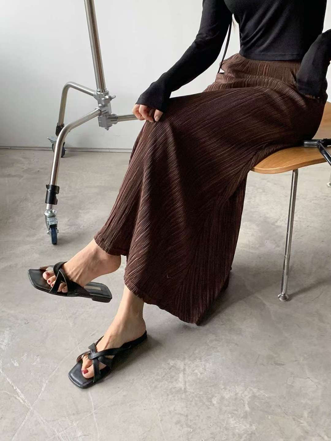 坑紋百搭傘裙