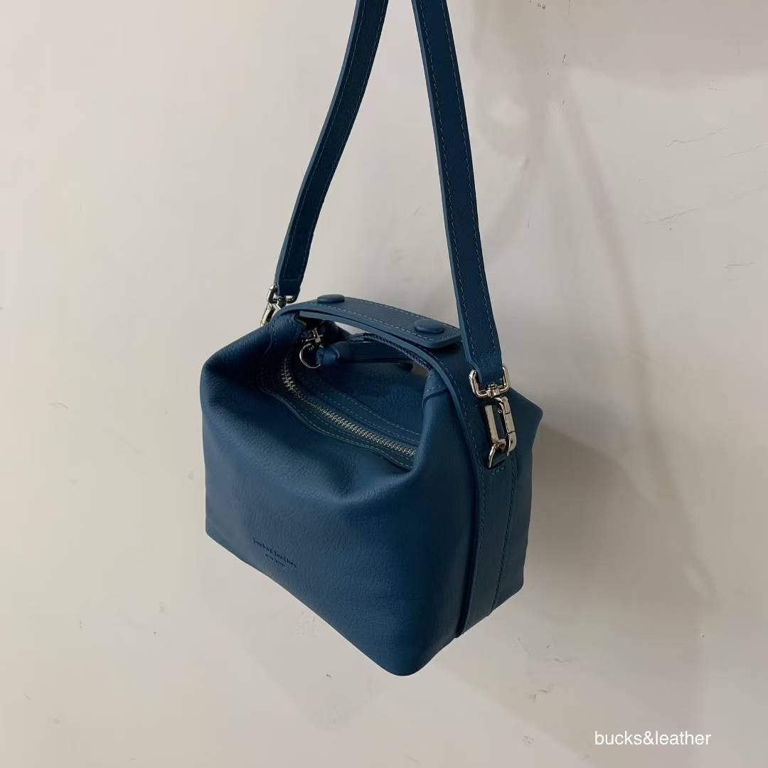 Bucks&Leather 雙扣便當袋