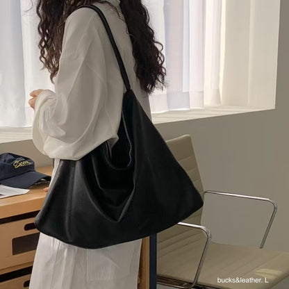 Bucks&Leather #167 慵懶垂墜Shoulder Bag (L)