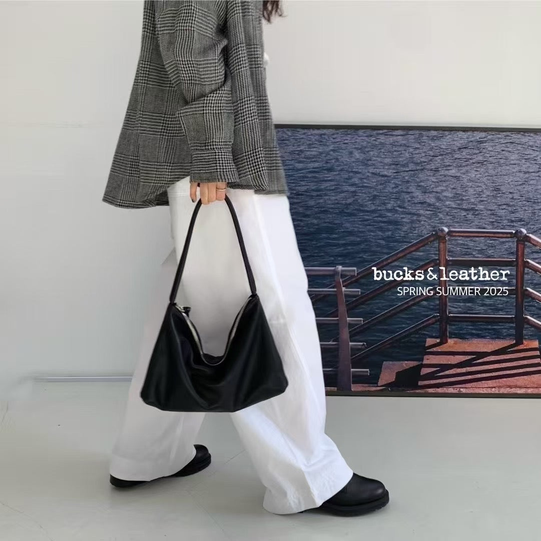 Bucks&Leather #165 慵懶垂墜Shoulder Bag (S)