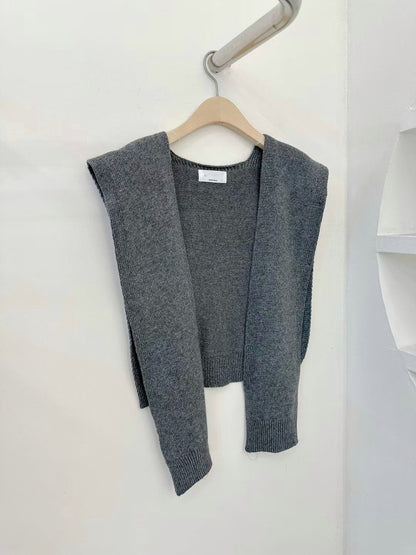 外搭針織小披肩