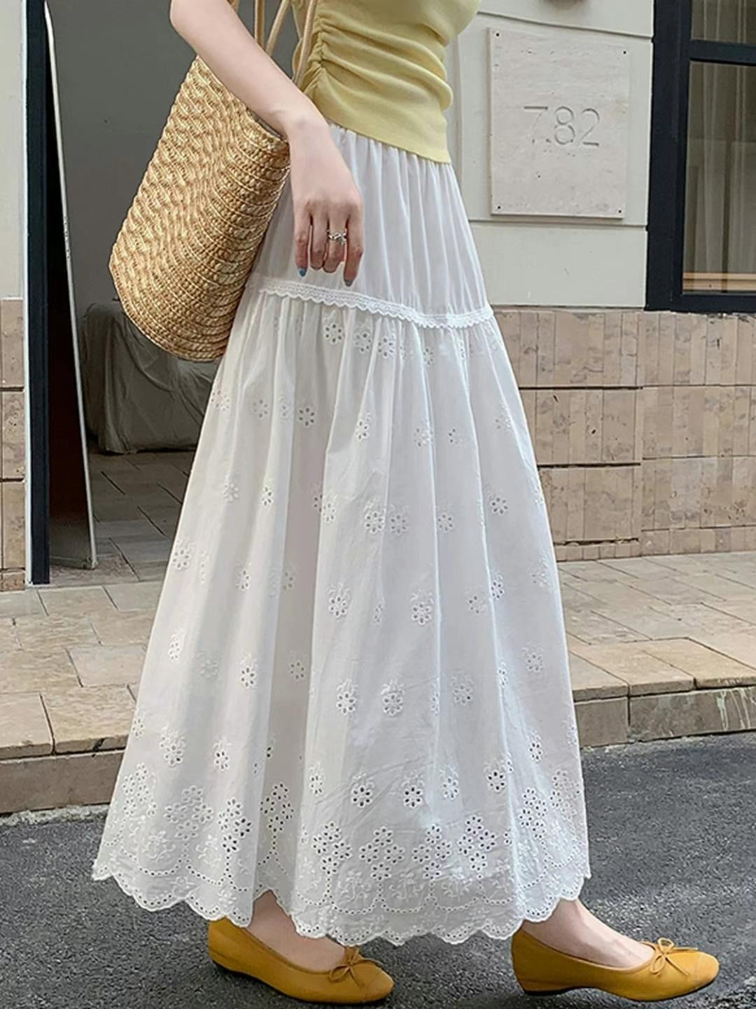 花邊通花傘裙