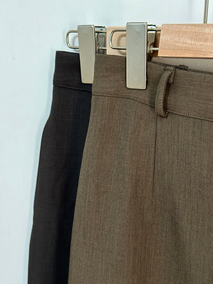 簡約西裝直筒裙