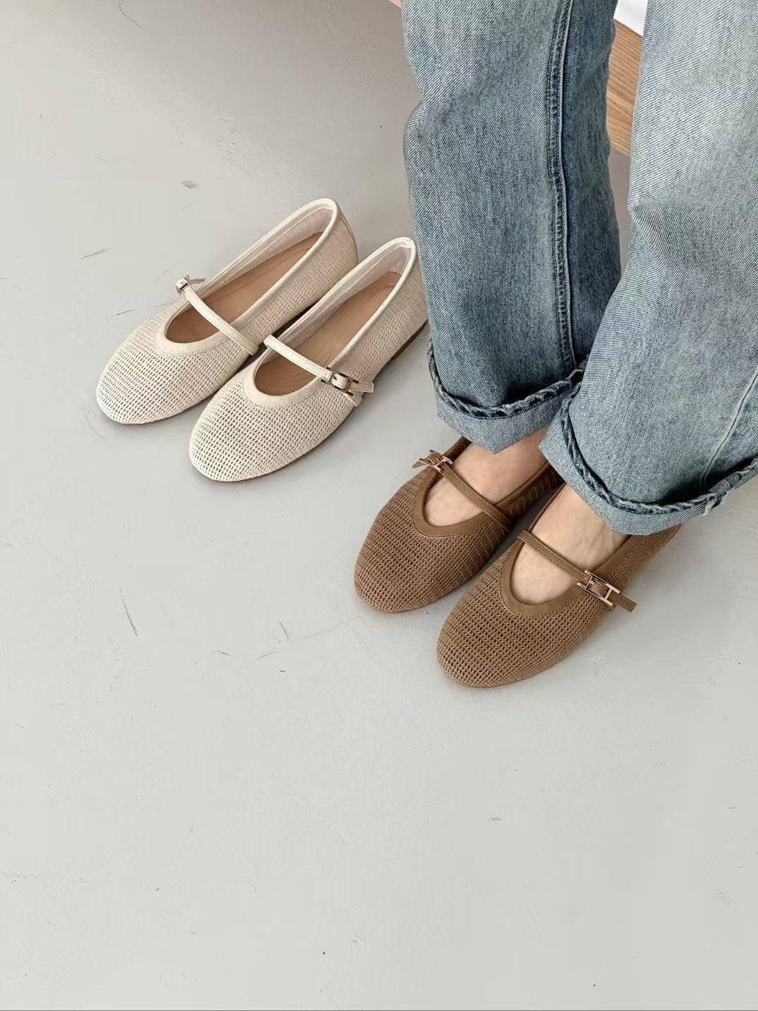 夏日網織Mary Jane