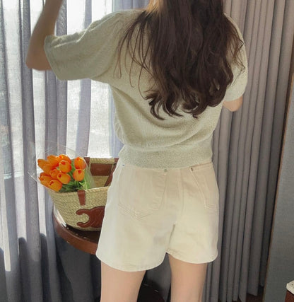 毛巾針織料Polo上衣