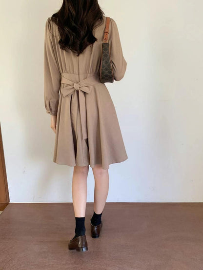 輕熟風連身傘裙