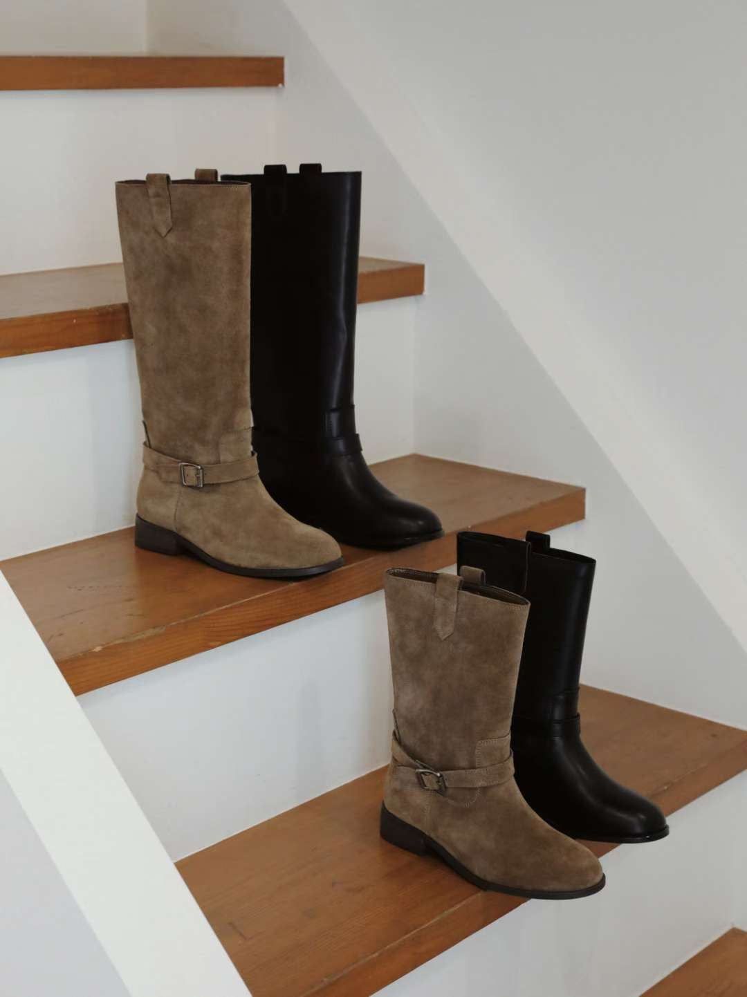 【真皮】可拆Belt長靴