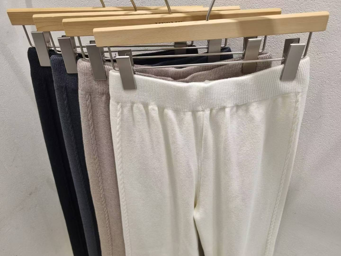 <睡褲級舒適>麻花針織褲