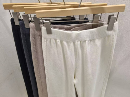 <睡褲級舒適>麻花針織褲