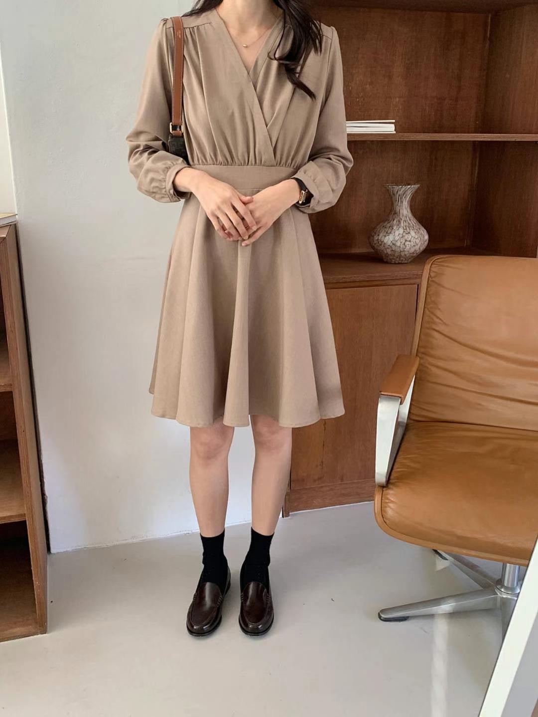 輕熟風連身傘裙