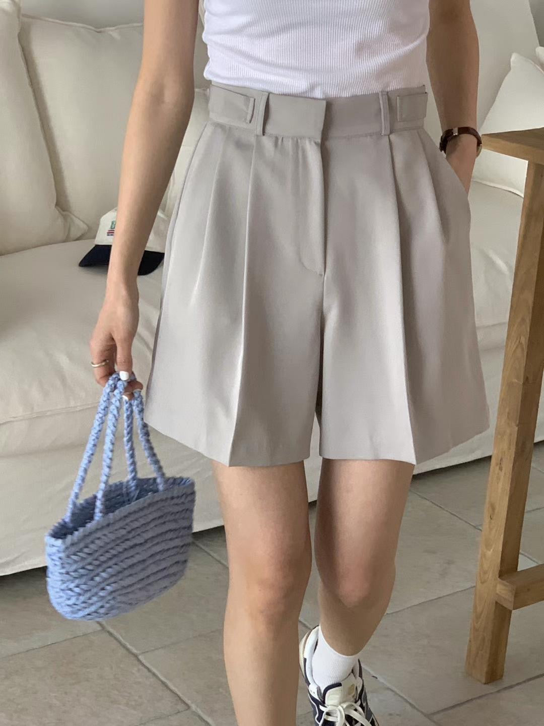 滑滑西裝料短褲