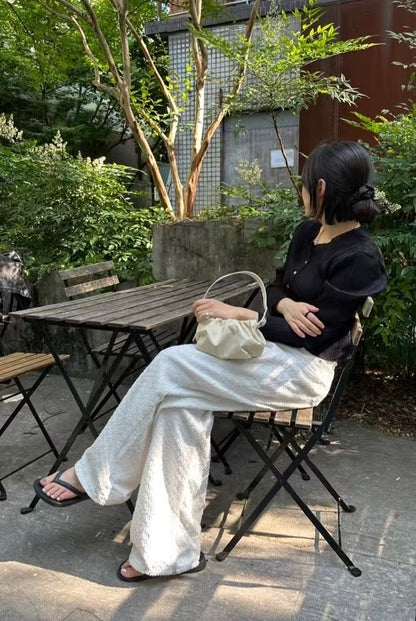 牛皮x尼龍雲朵包