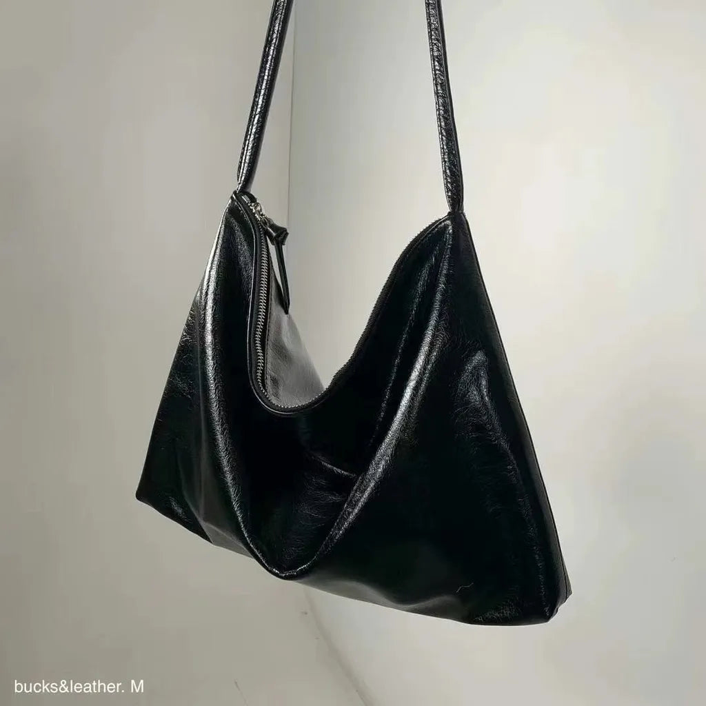 Bucks&Leather #166 慵懶垂墜Shoulder Bag (M)