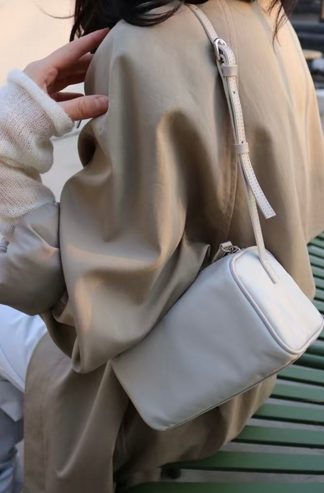 牛皮x尼龍枕頭包