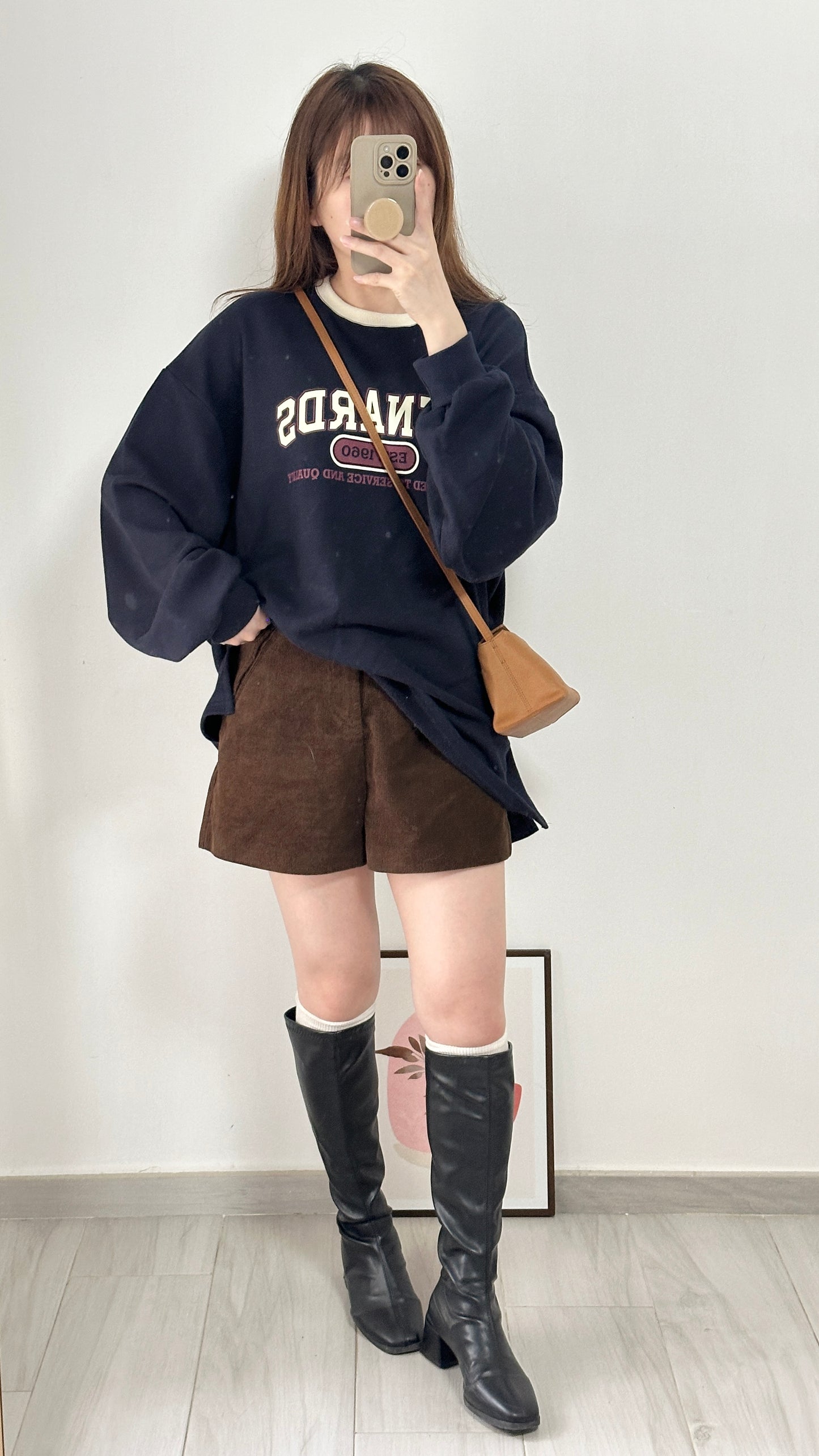 Oversized美式長衛衣